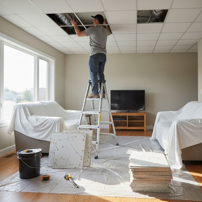 Suspended Ceiling Repair in Longmont, CO