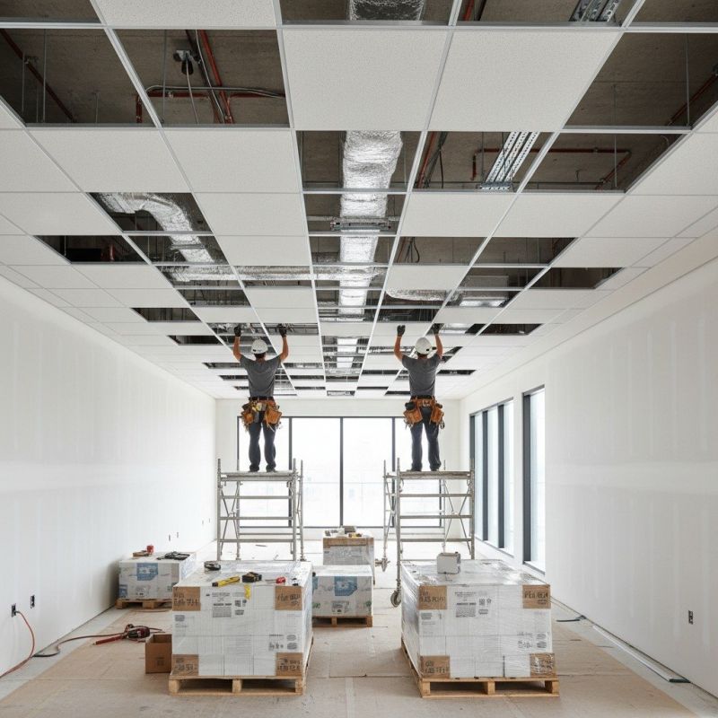 Tile Ceiling Installation