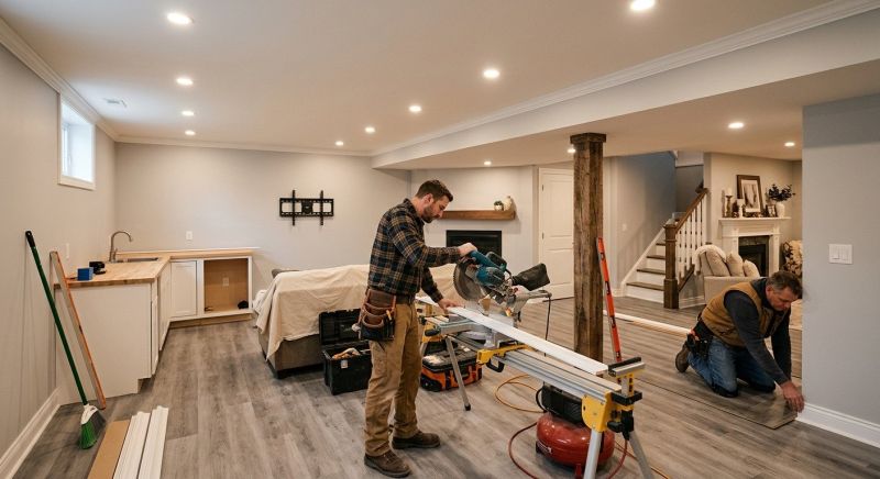 Basement Ceiling Replacement Service